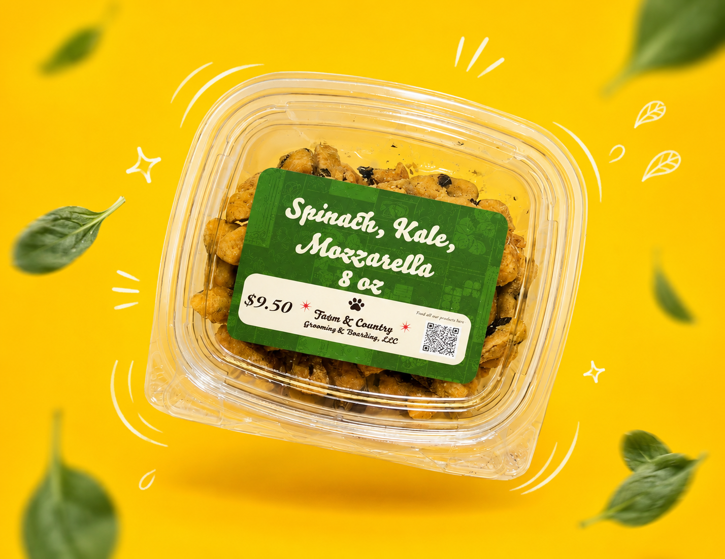 Spinach, Kale & Mozzarella